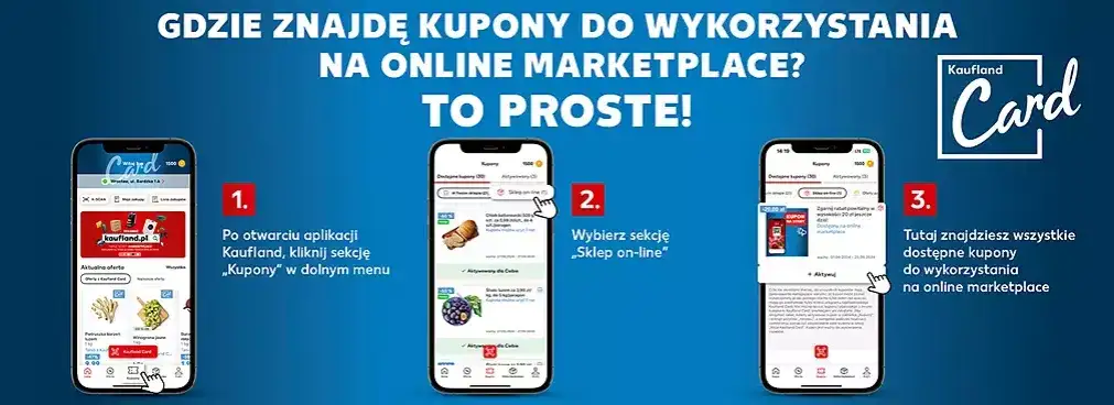 Aplikacja Kaufland ekran gł&oacute;wny z Kaufland Card