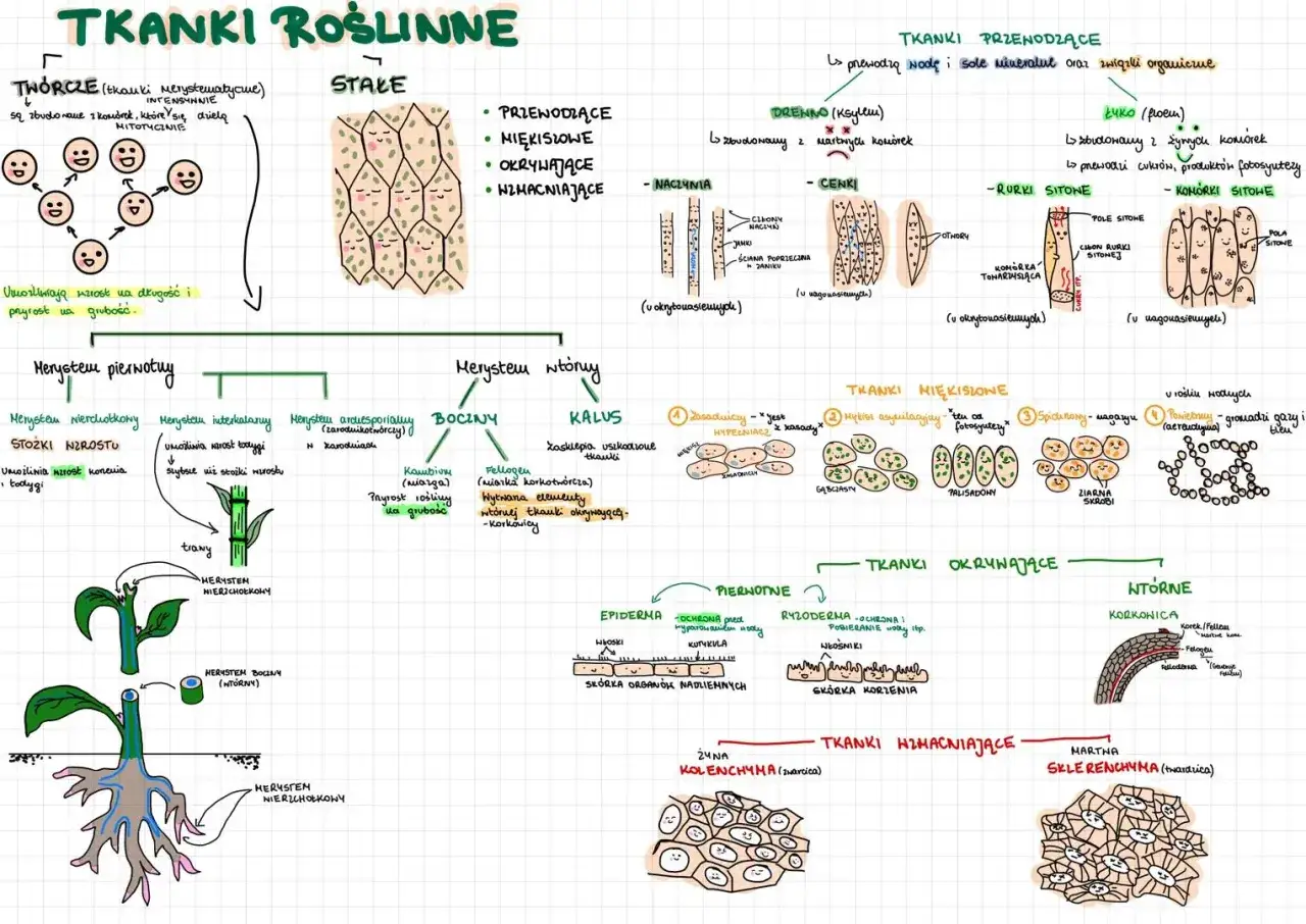 mapa myśli biologia schemat