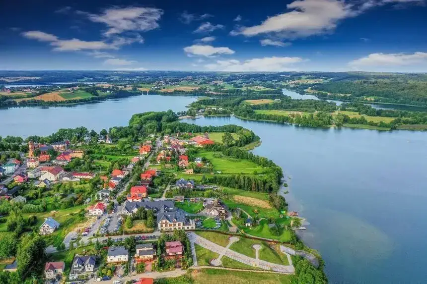 Krajobraz Pojezierza Kaszubskiego Szwajcaria Kaszubska