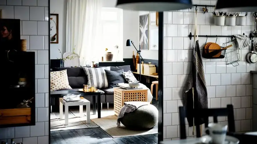 Zdjęcie Jak mądrze oddzielić aneks kuchenny od salonu, unikając chaosu?