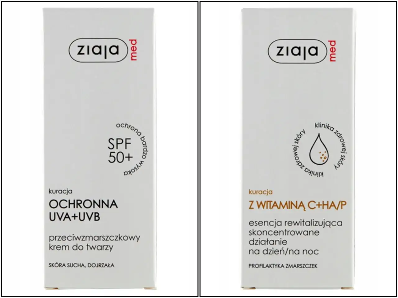 Ziaja Med Kuracja z witaminą C linia produkt&oacute;w