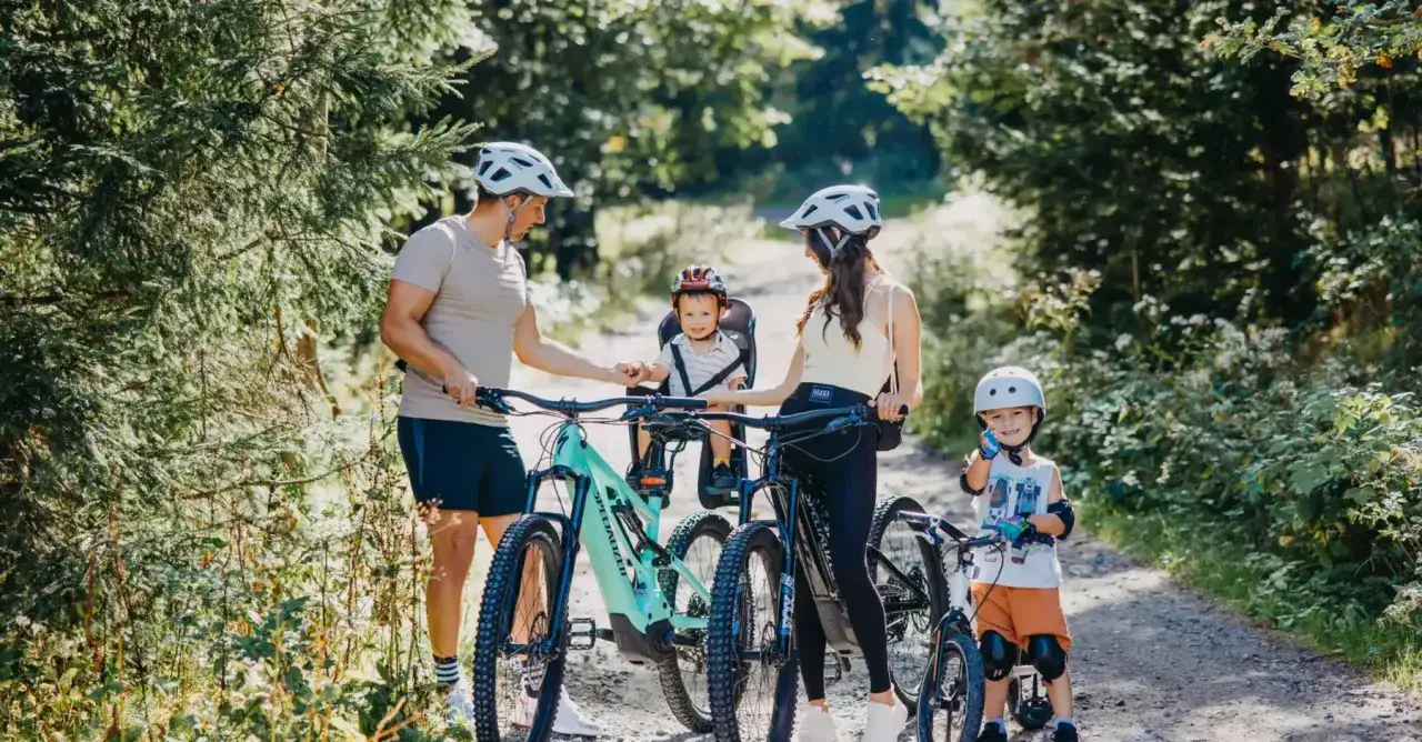 Świeradów-Zdrój panorama z wieżą Sky Walk