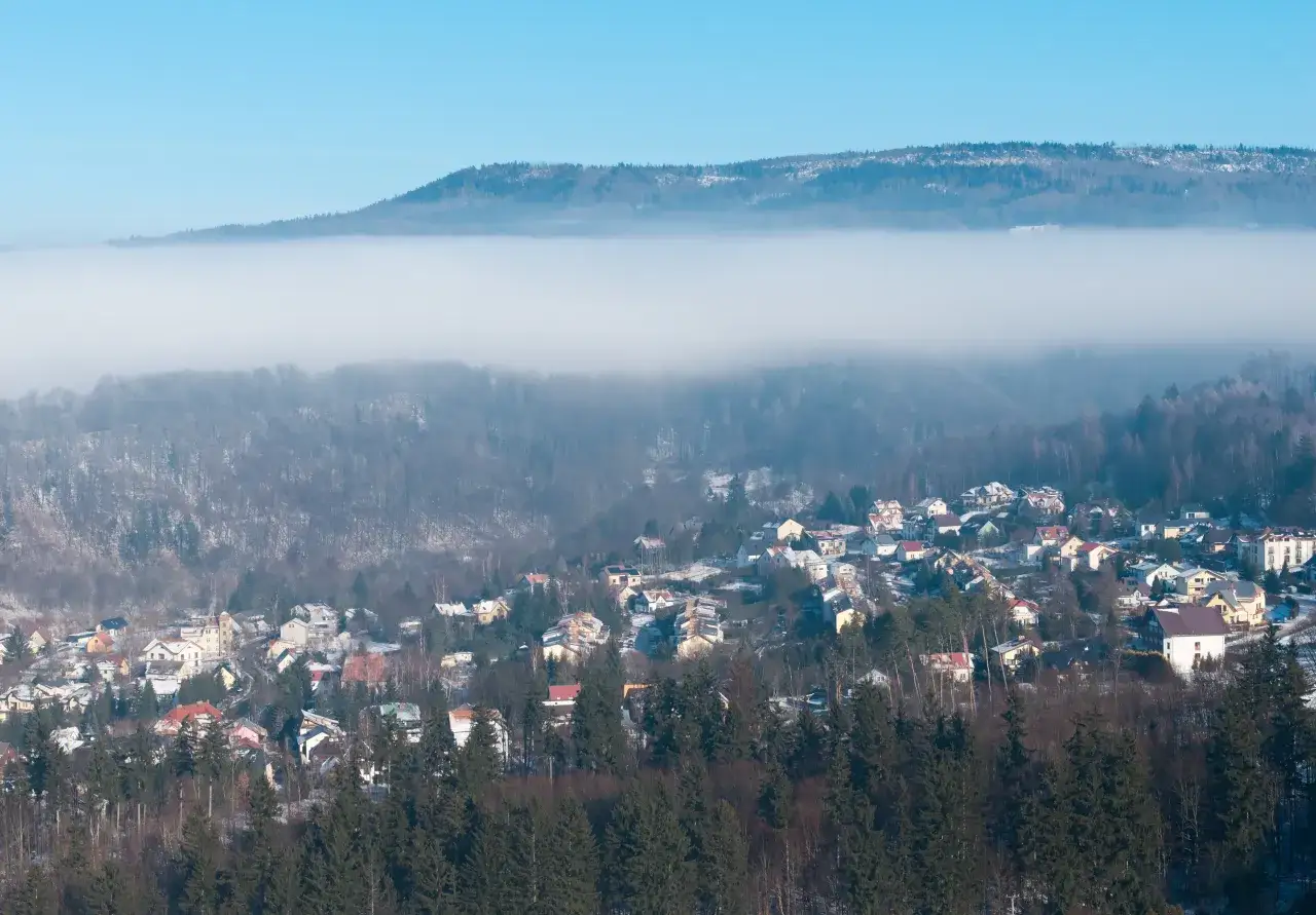 Inwersja temperatury Kraków