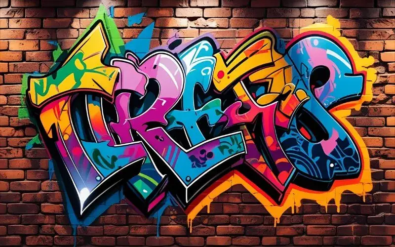 Graffiti Stile Vergleich Throw-Up Wildstyle