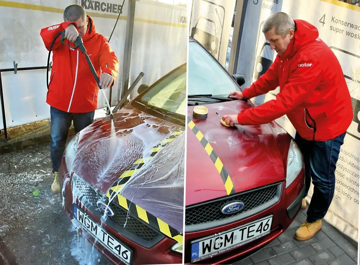 myjnia bezdotykowa aplikacja wosku