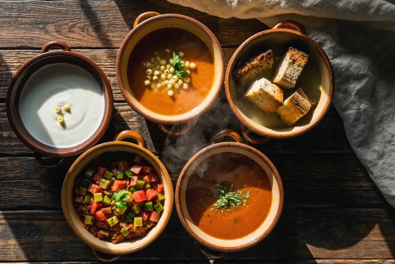 Tipi di minestre classificazione visiva