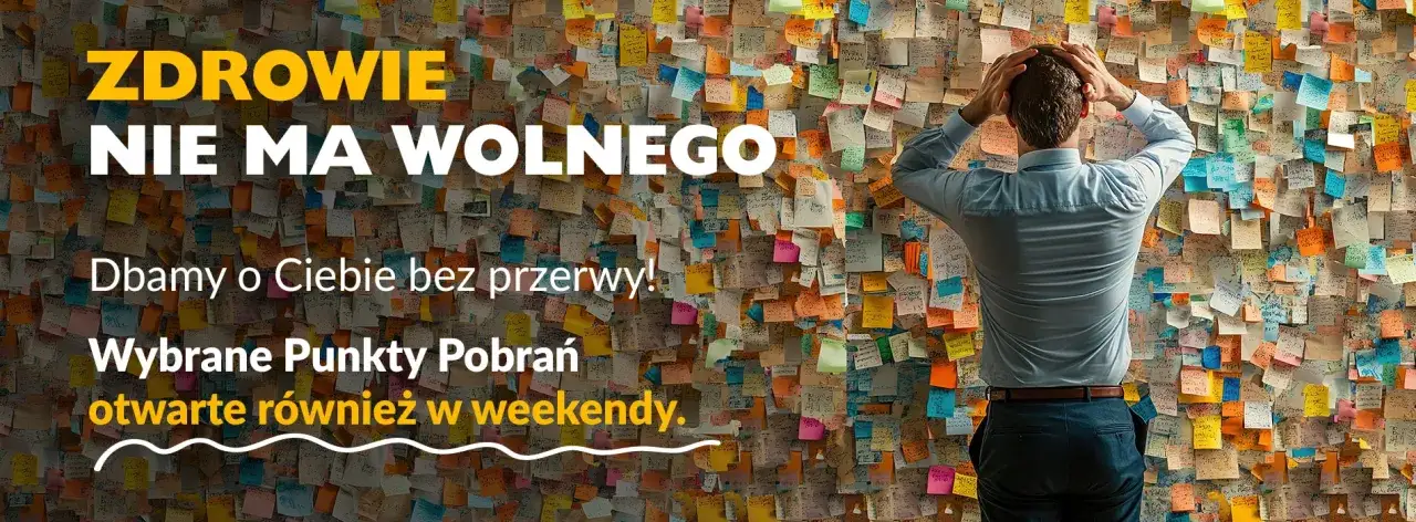 Mapa punktów pobrań otwartych w sobotę