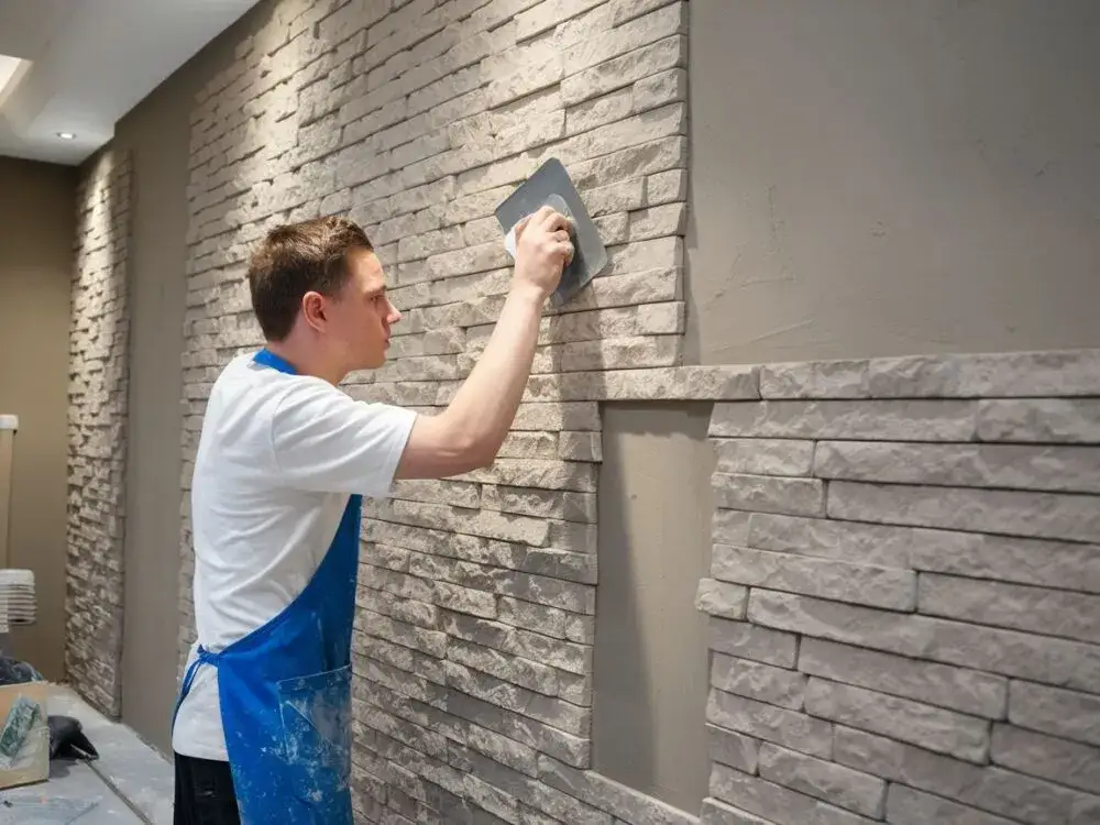 por&oacute;wnanie kamień gipsowy przed i po czyszczeniu