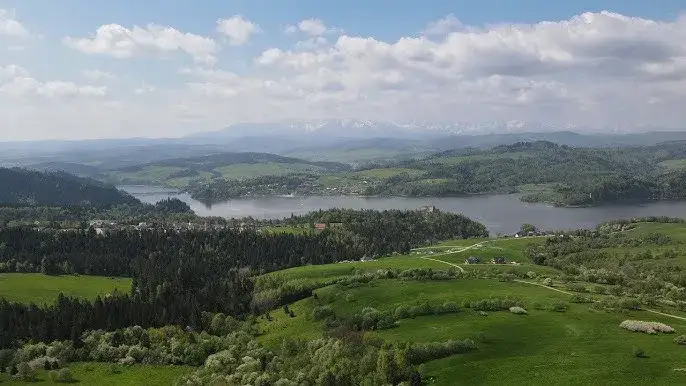 Jezioro Czorsztyńskie Pieniny widok og&oacute;lny