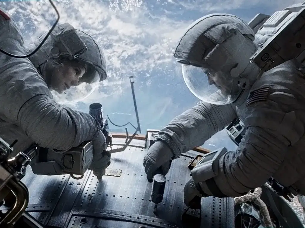 realistyczne sceny z filmów science fiction kosmos