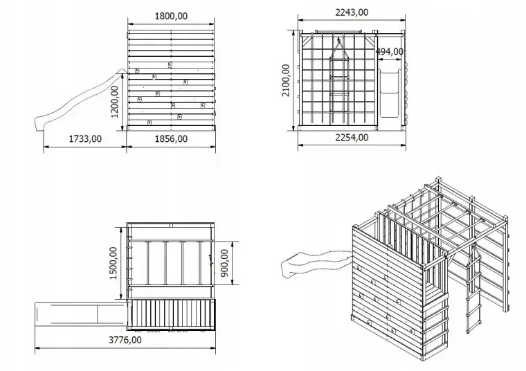 porównanie materiałów placów zabaw drewno metal plastik