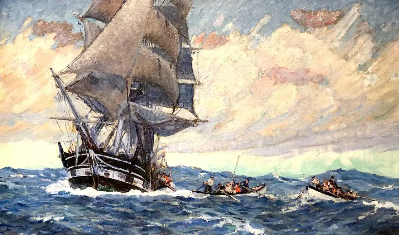 Statek Pequod Moby Dick