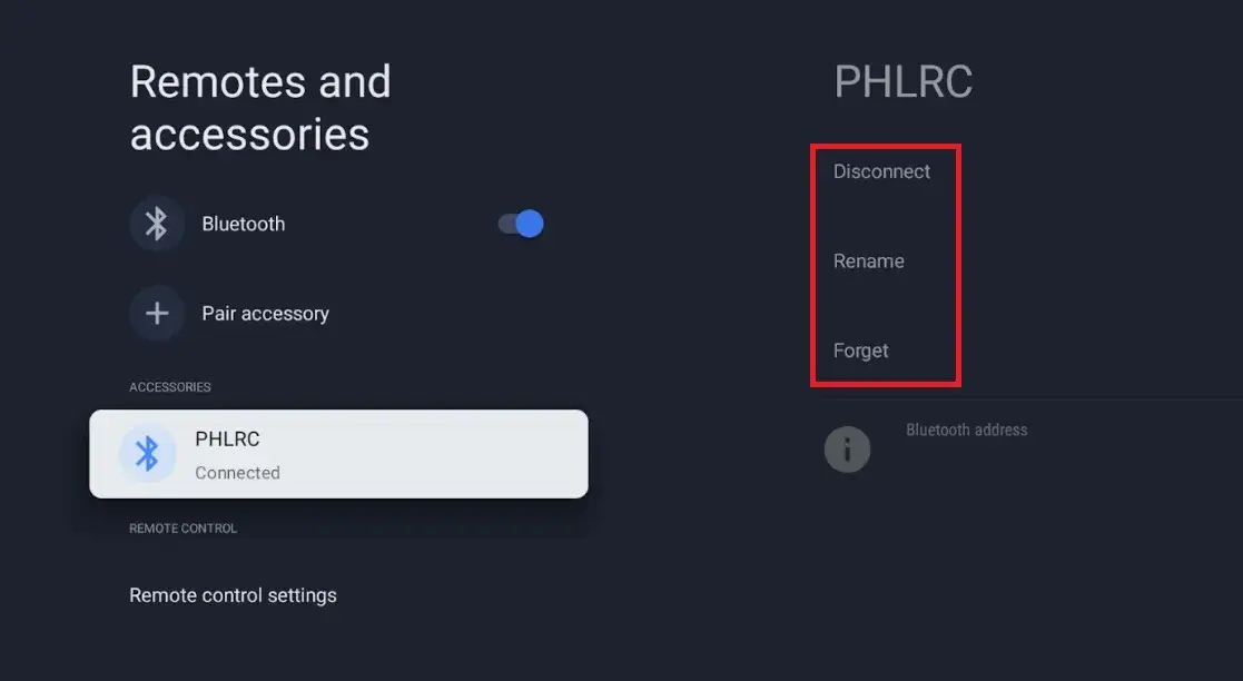 telewizor philips podłączone urządzenia bluetooth