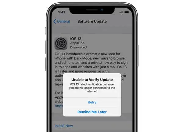 Komunikat o błędzie aktualizacji iPhone'a, rozwiązywanie problemów z aktualizacją iOS