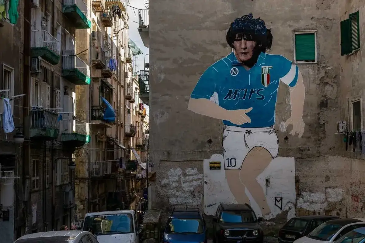 Murale Maradona Quartieri Spagnoli Napoli