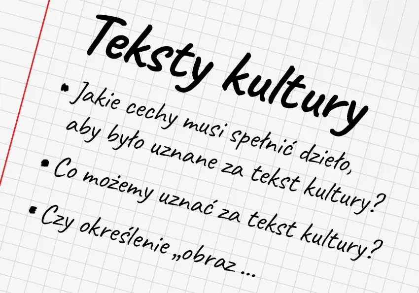 r&oacute;żnorodne teksty kultury przykłady