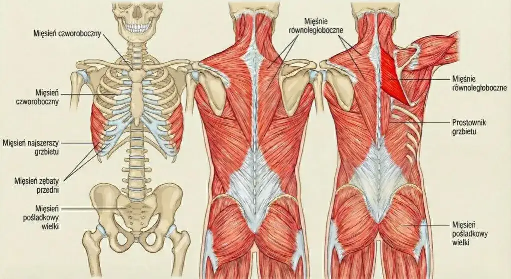 mięśnie pleców anatomia