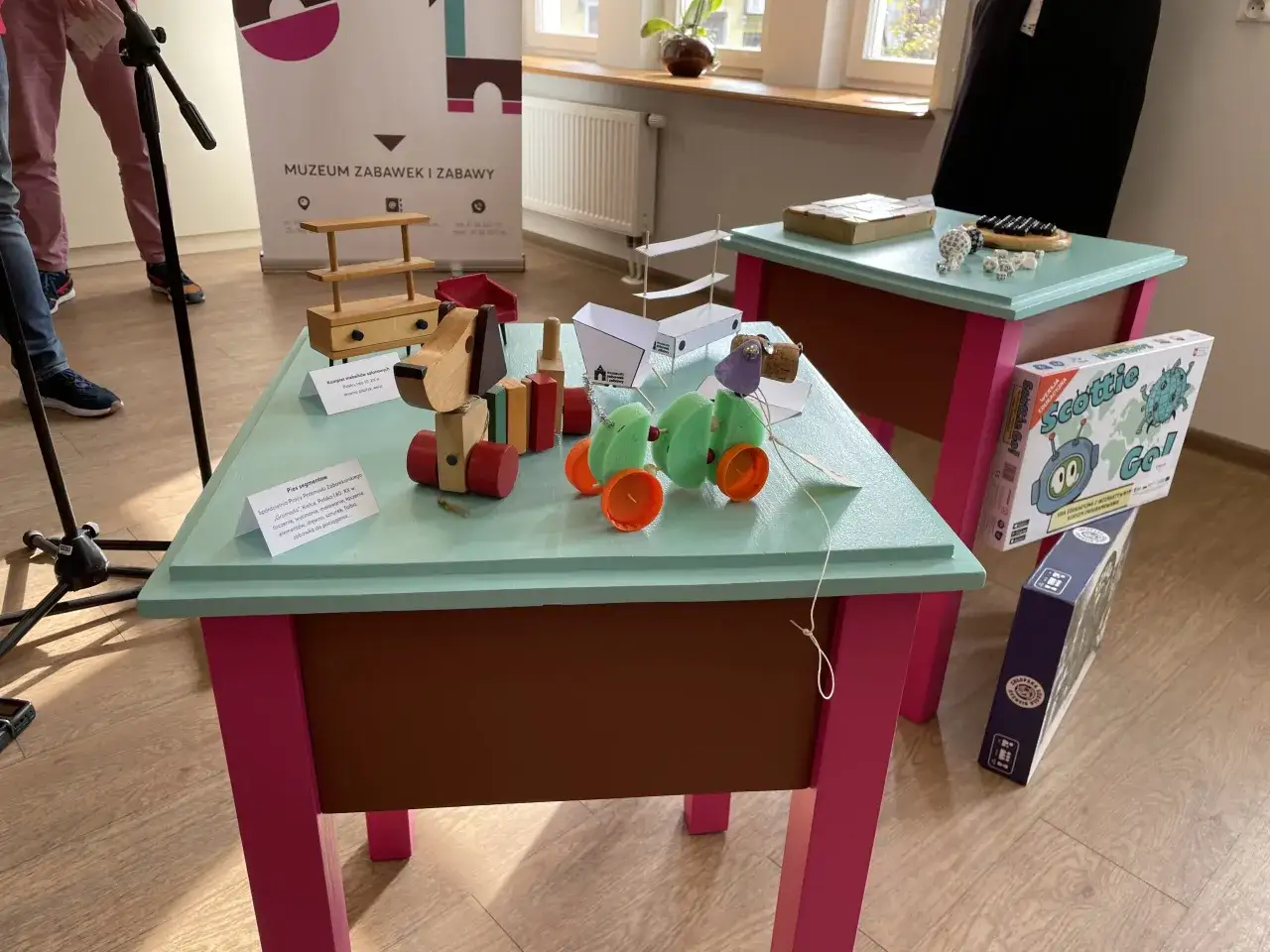 Muzeum Zabawek i Zabawy Kielce wnętrze