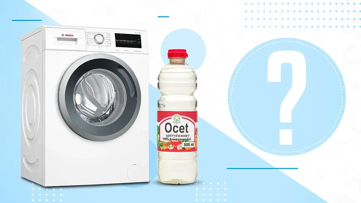 ocet i soda oczyszczona do czyszczenia pralki