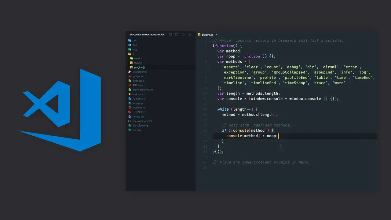 interfejs Visual Studio Code z otwartym plikiem HTML