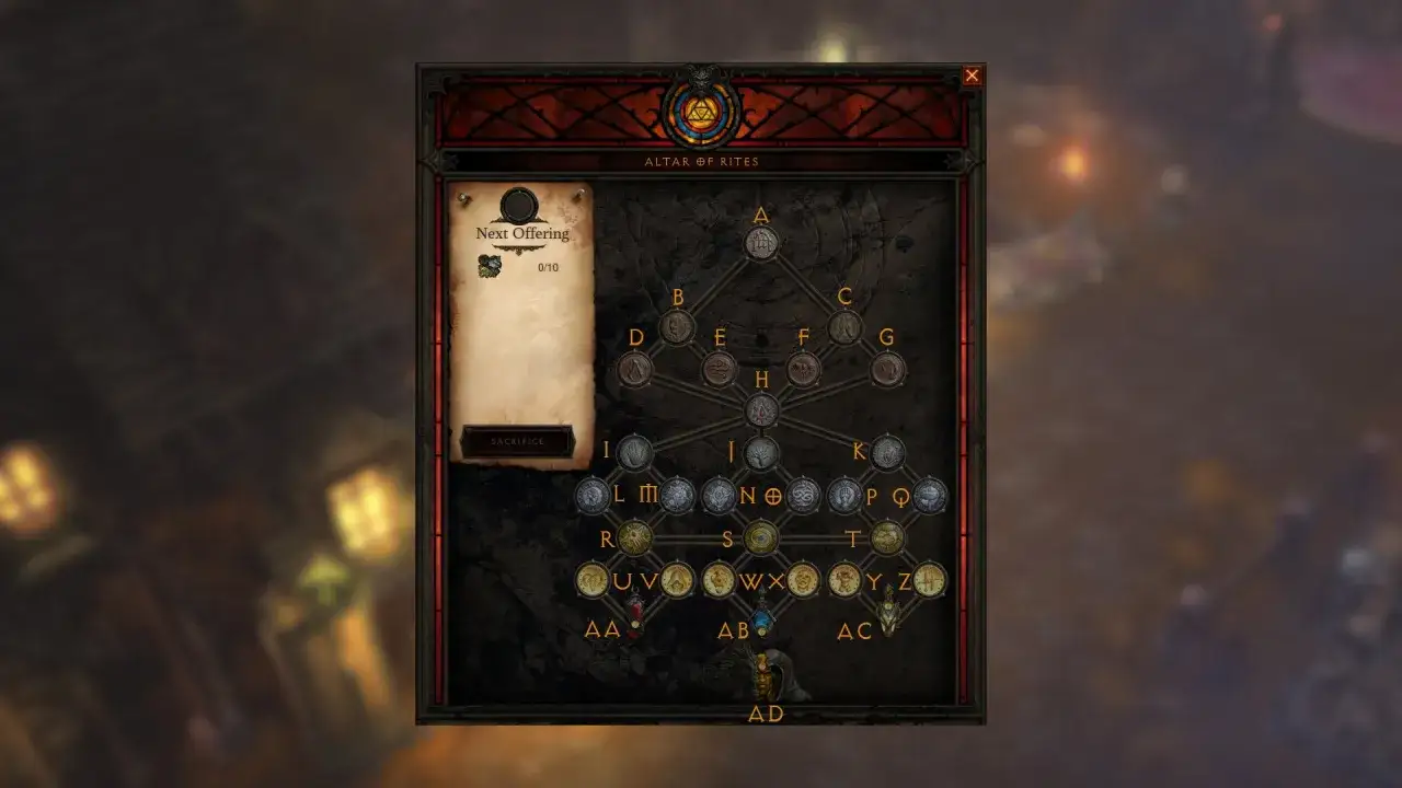 Diablo 3 Ołtarz Obrzędów