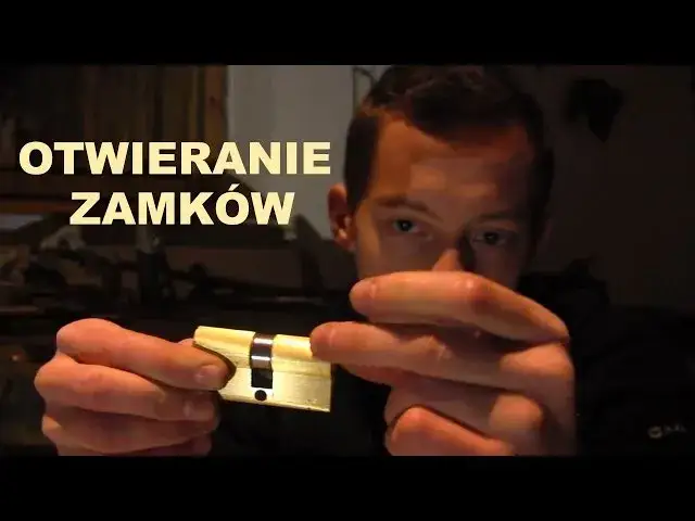 Otwieranie zamka spinaczem wytrych