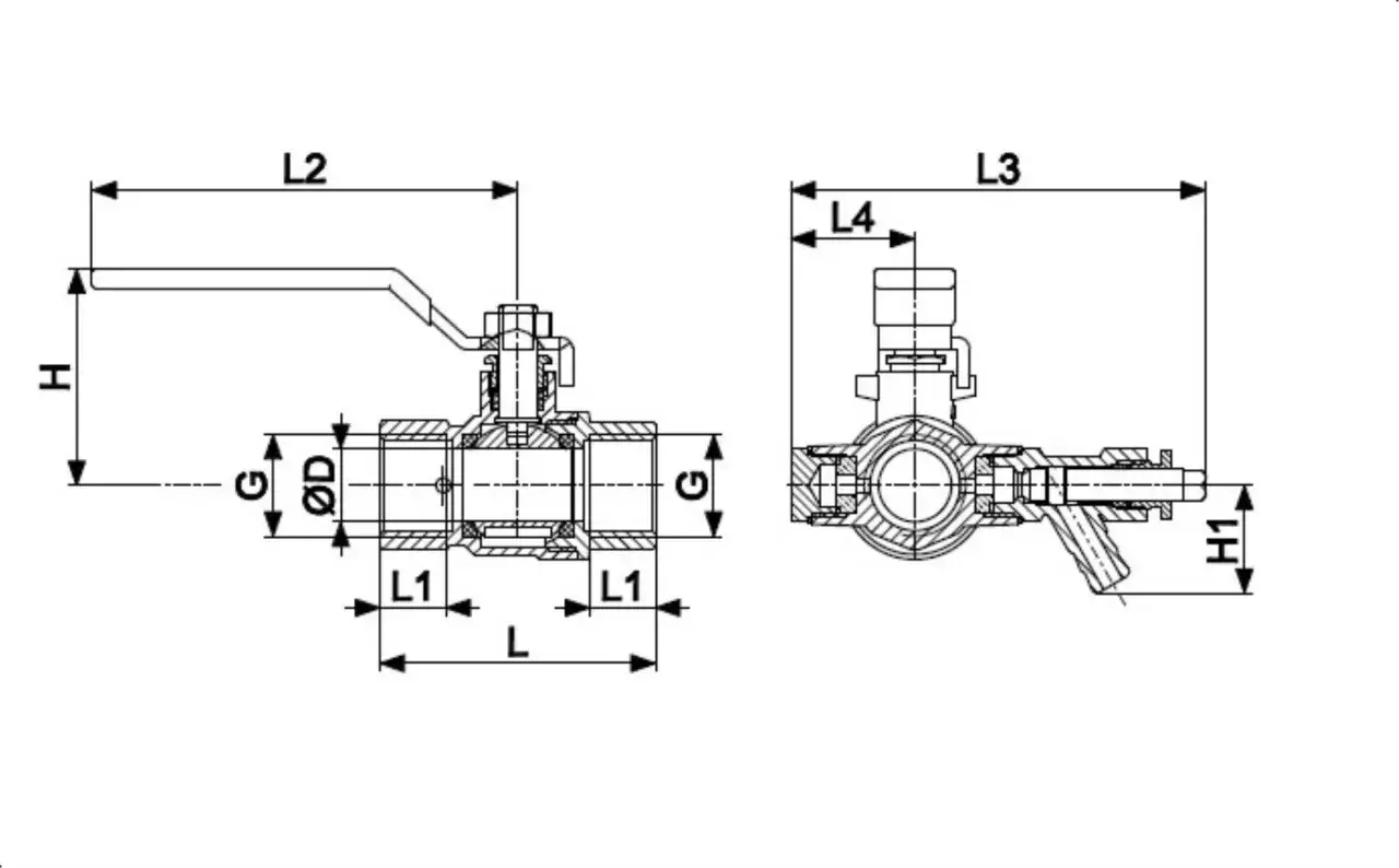 Rodzaje wymiar&oacute;w rur schemat