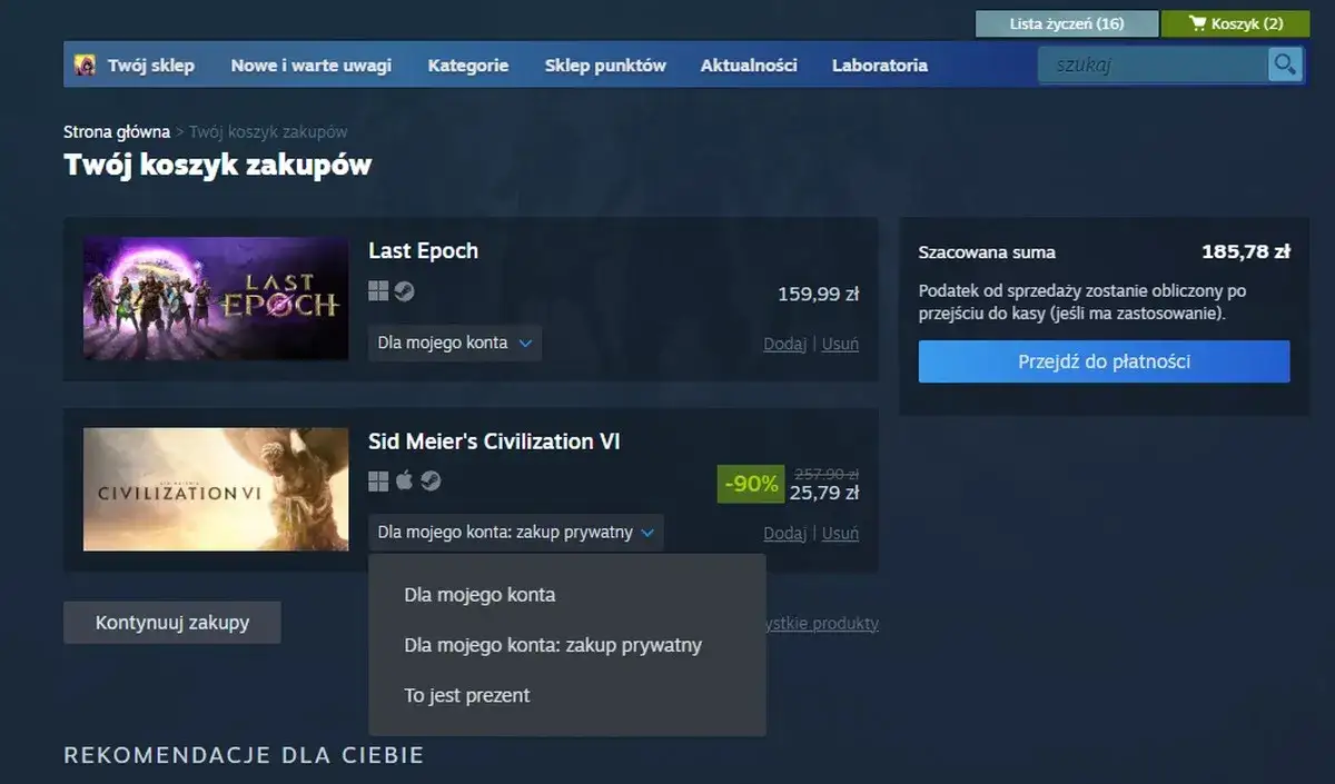Zdjęcie Jak ukryć grę na Steam i zwiększyć prywatność w bibliotece