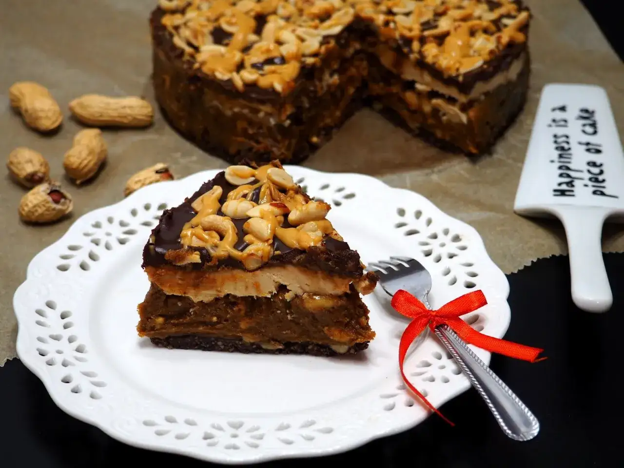 Zdjęcie Domowy fit snickers bez cukru - najlepszy przepis na zdrową przekąskę