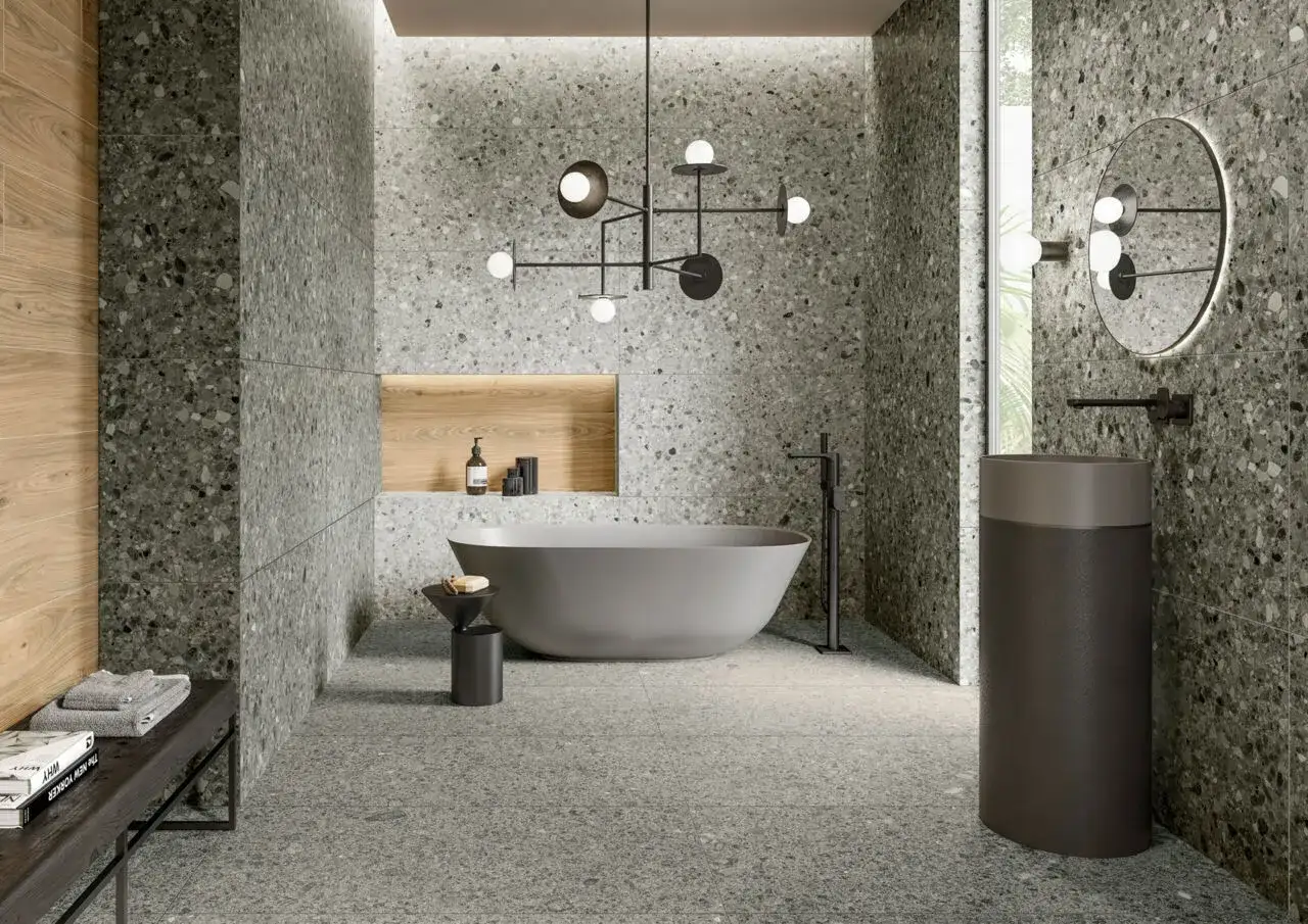 Zdjęcie Badezimmer fliesen ideen: Moderne Designs für ein stilvolles Bad