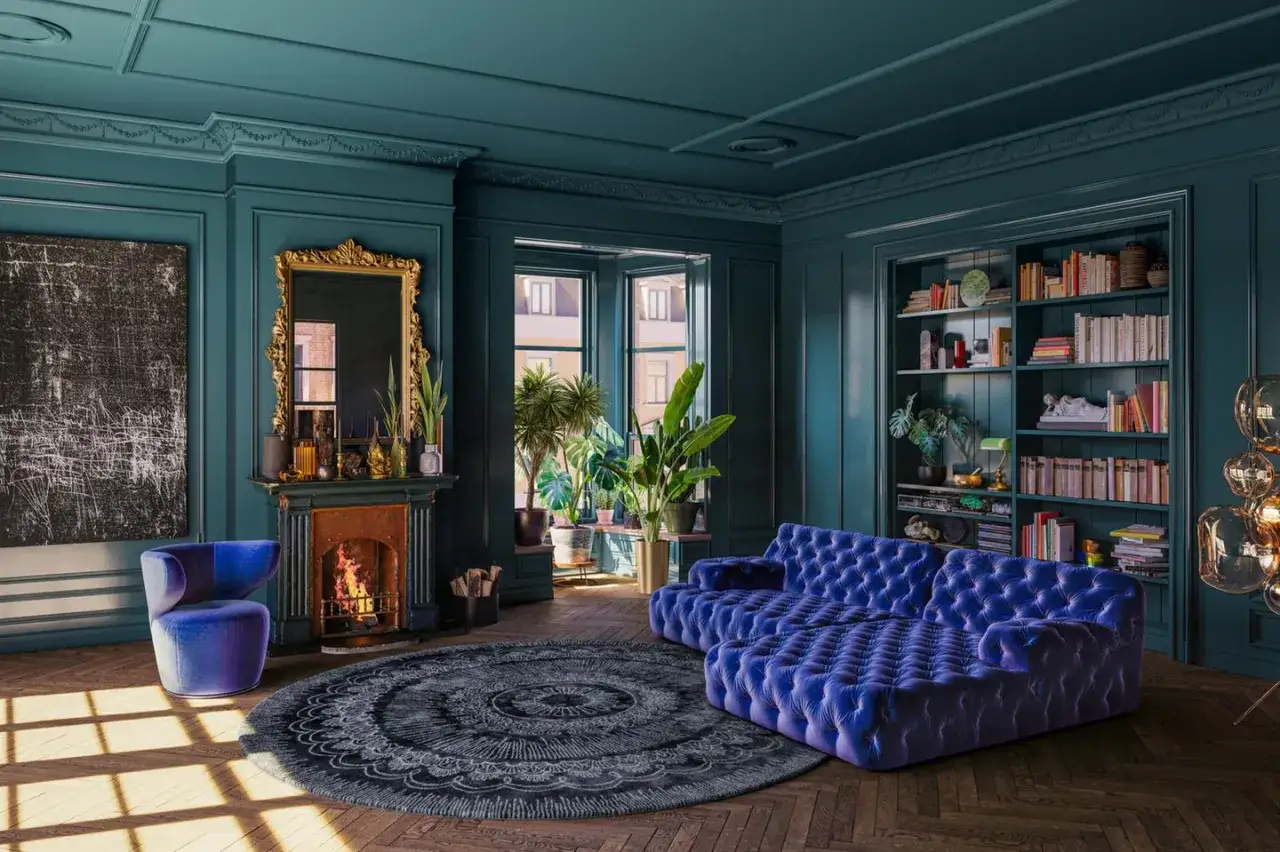 Zdjęcie Stilvolle Deko Wohnzimmer: Ideen für ein elegantes und gemütliches Zuhause