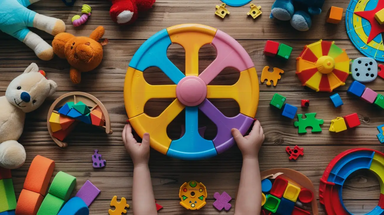 Zdjęcie Koło zabawkowe dla 2-latka - łączymy świetną zabawę z nauką