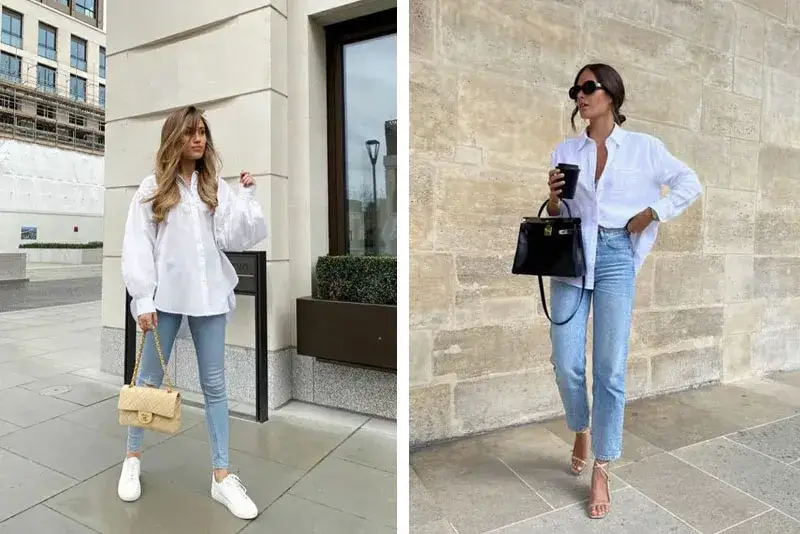 Zdjęcie Stylizacje z lnianą koszulą: 10 modnych propozycji na każdą okazję