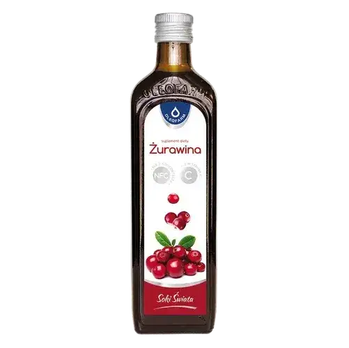 żurawina owoce i sok