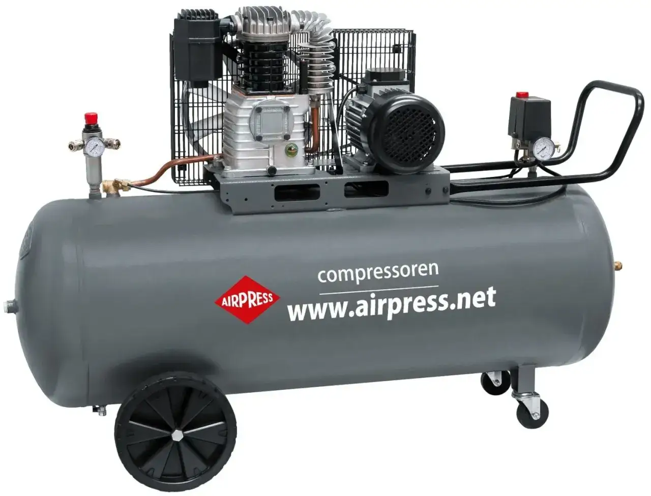 kompresory Airpress r&oacute;żne serie niebieska PRO K