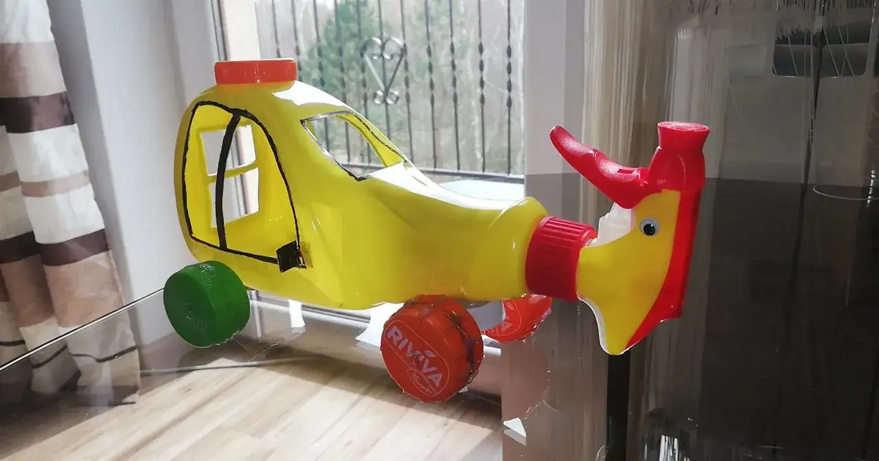 Eko pojazd z recyklingu inspiracje