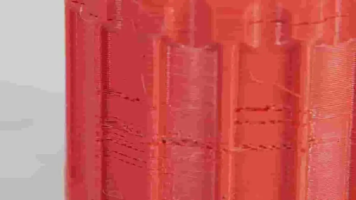 Przykłady problemów z drukiem 3D cienkie ścianki zwisy