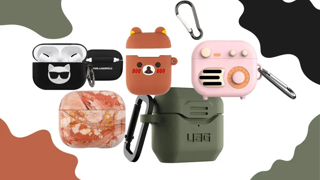r&oacute;żne modele etui AirPods i ich funkcje