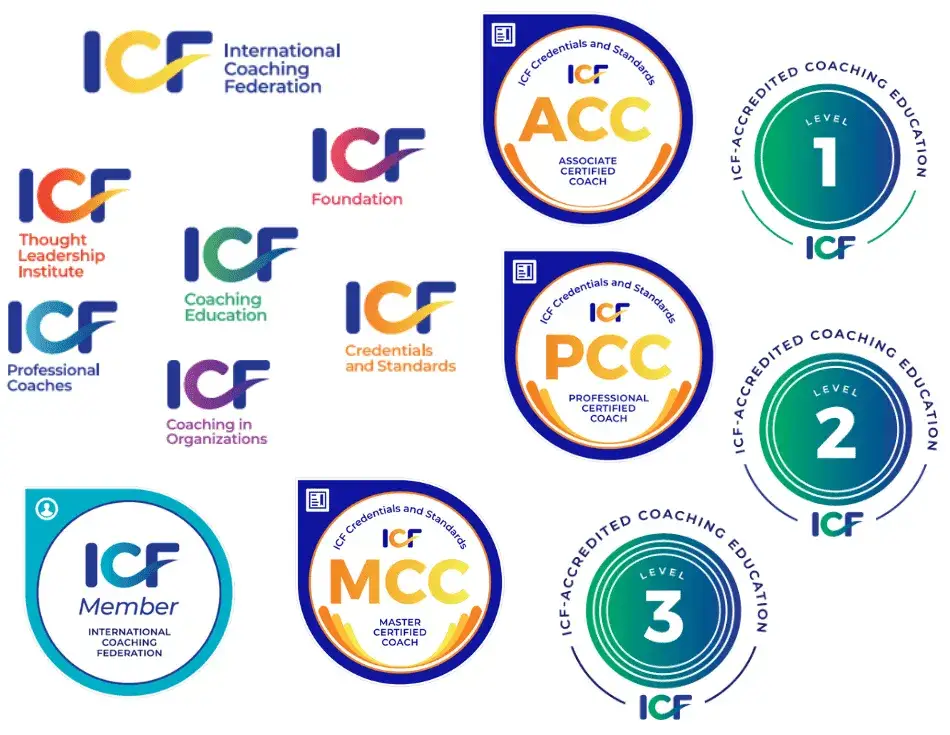 certyfikowany coach logo ICF EMCC Izba Coachingu