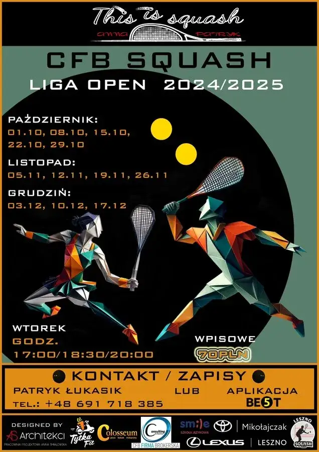 Zdjęcie Squash Leszno - najlepsze kluby i treningi dla każdego poziomu