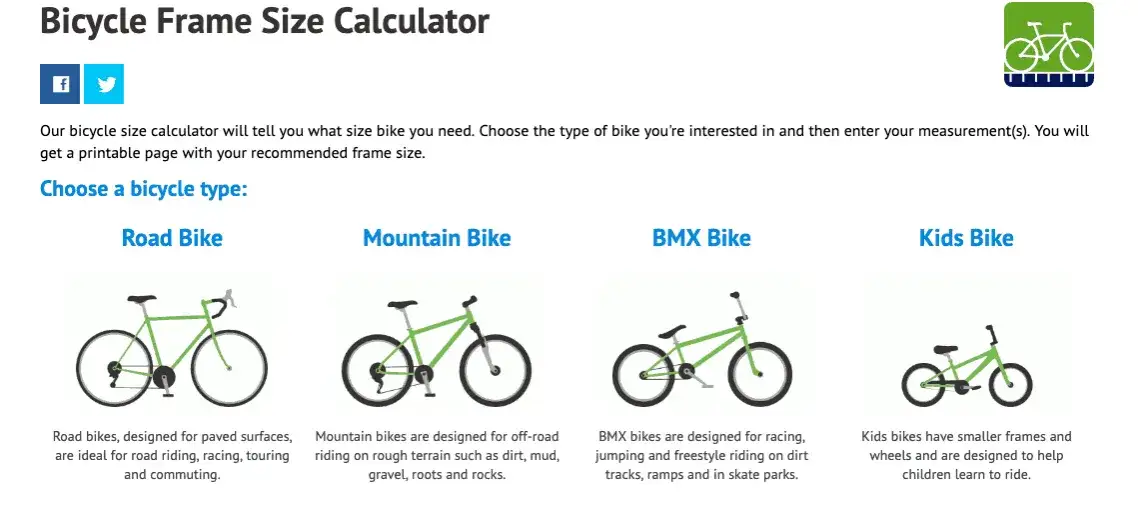 rodzaje rowerów dopasowanie rozmiaru