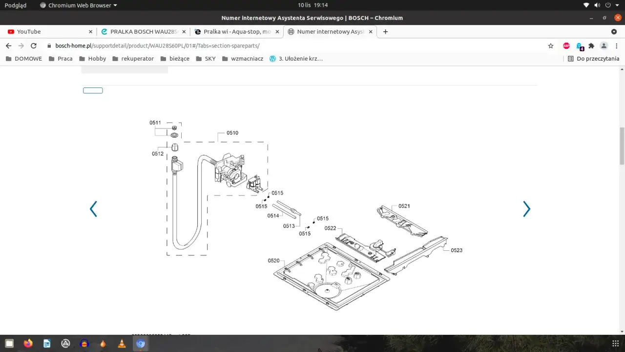 Zaw&oacute;r Aquastop schemat budowy