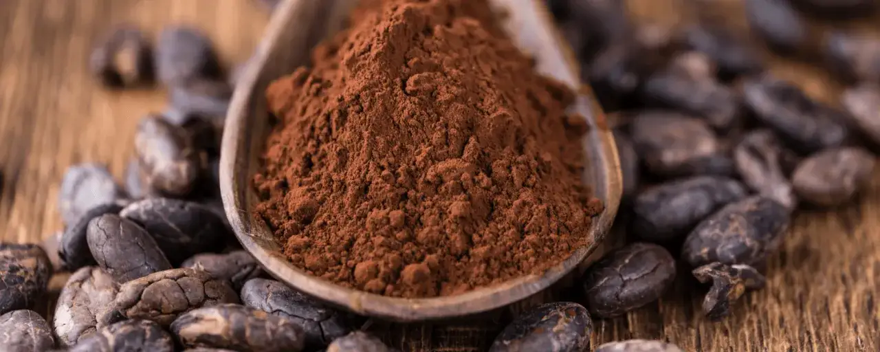 r&oacute;żne rodzaje kakao proszek