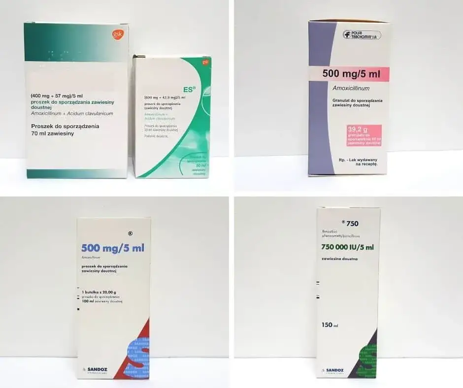 antybiotyki dla dzieci zawiesina
