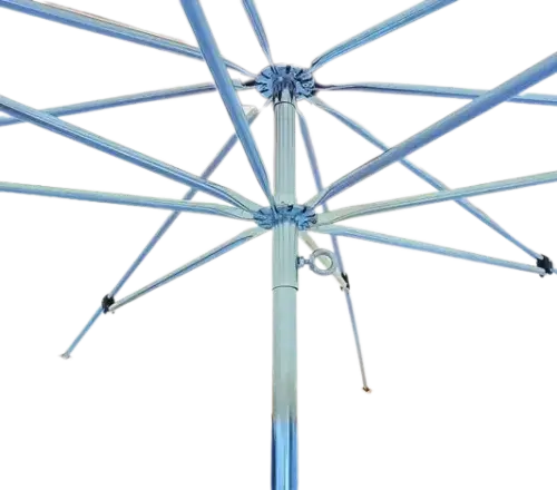 naprawiony stelaż parasola ogrodowego