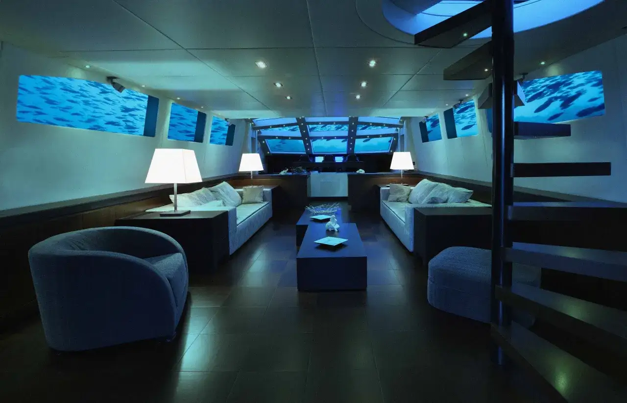 Lover's Deep Luxury Submarine interior