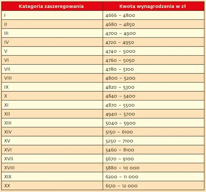 Widełki płacowe w turystyce
