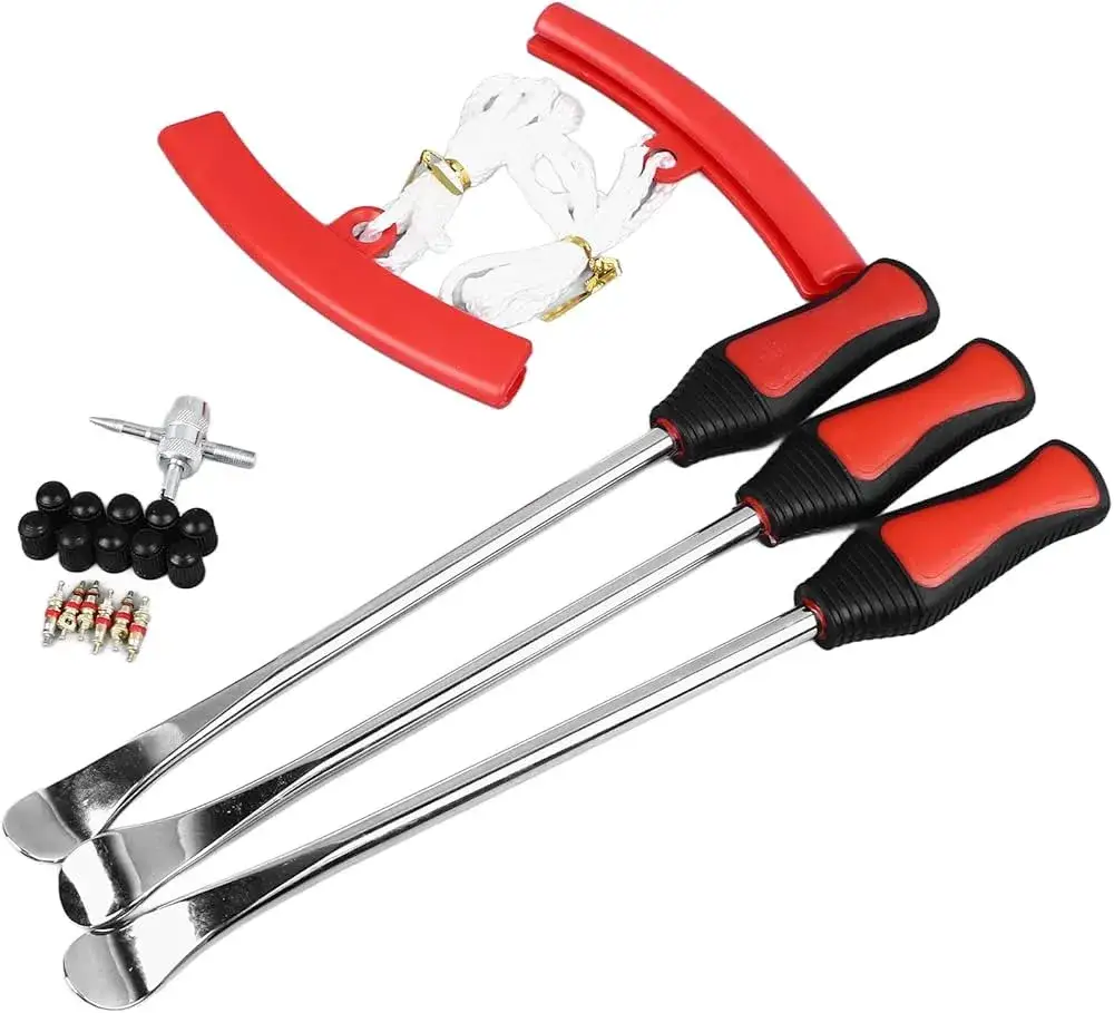 zestaw do wymiany opon motocyklowych z łyżkami i akcesoriami