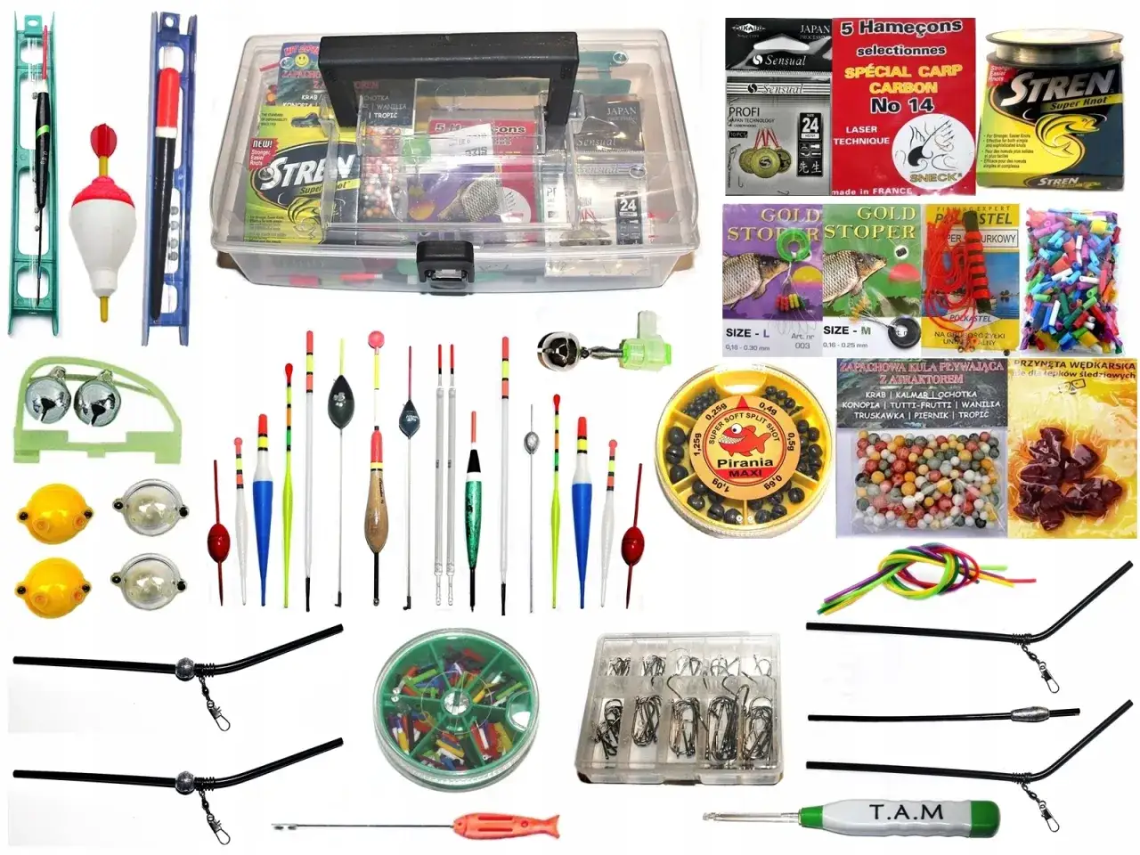 różne typy spławików karpiowych do wędkarstwa