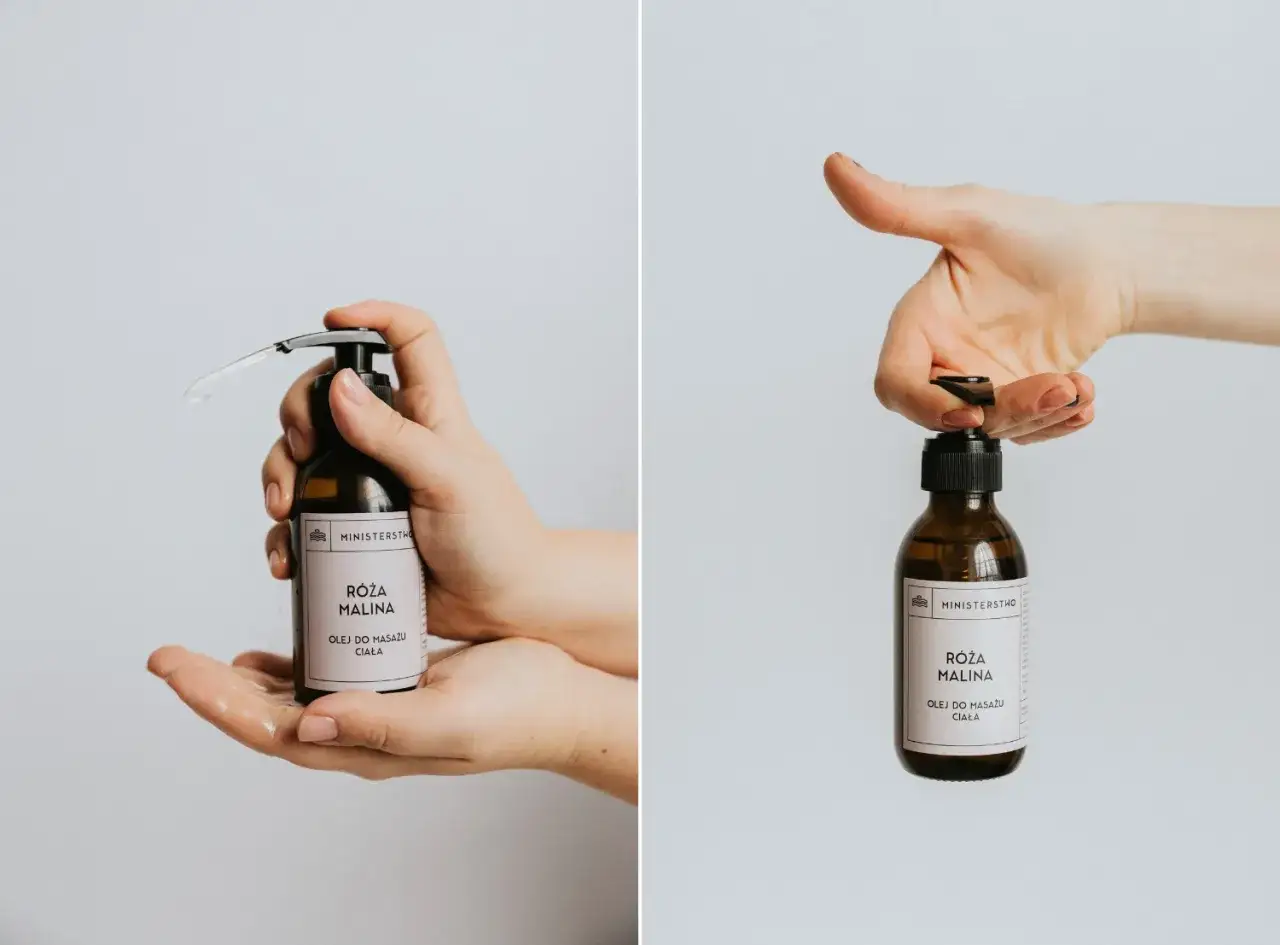 etykieta skład INCI olejek do masażu